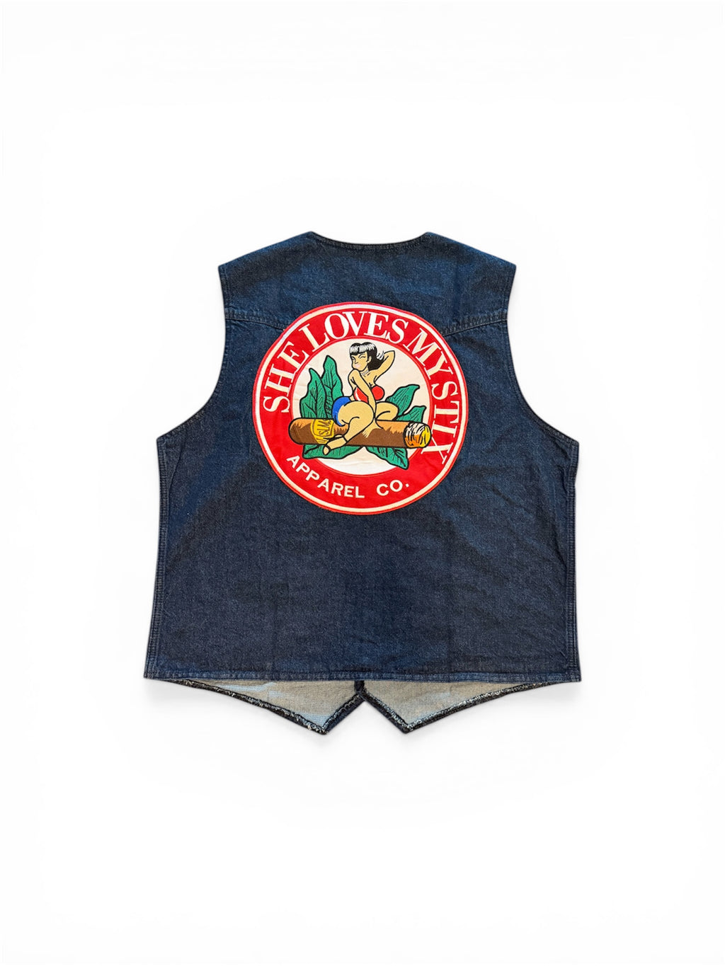 SLMS Jean Cowboy Vest | She Loves My Stix Apparel