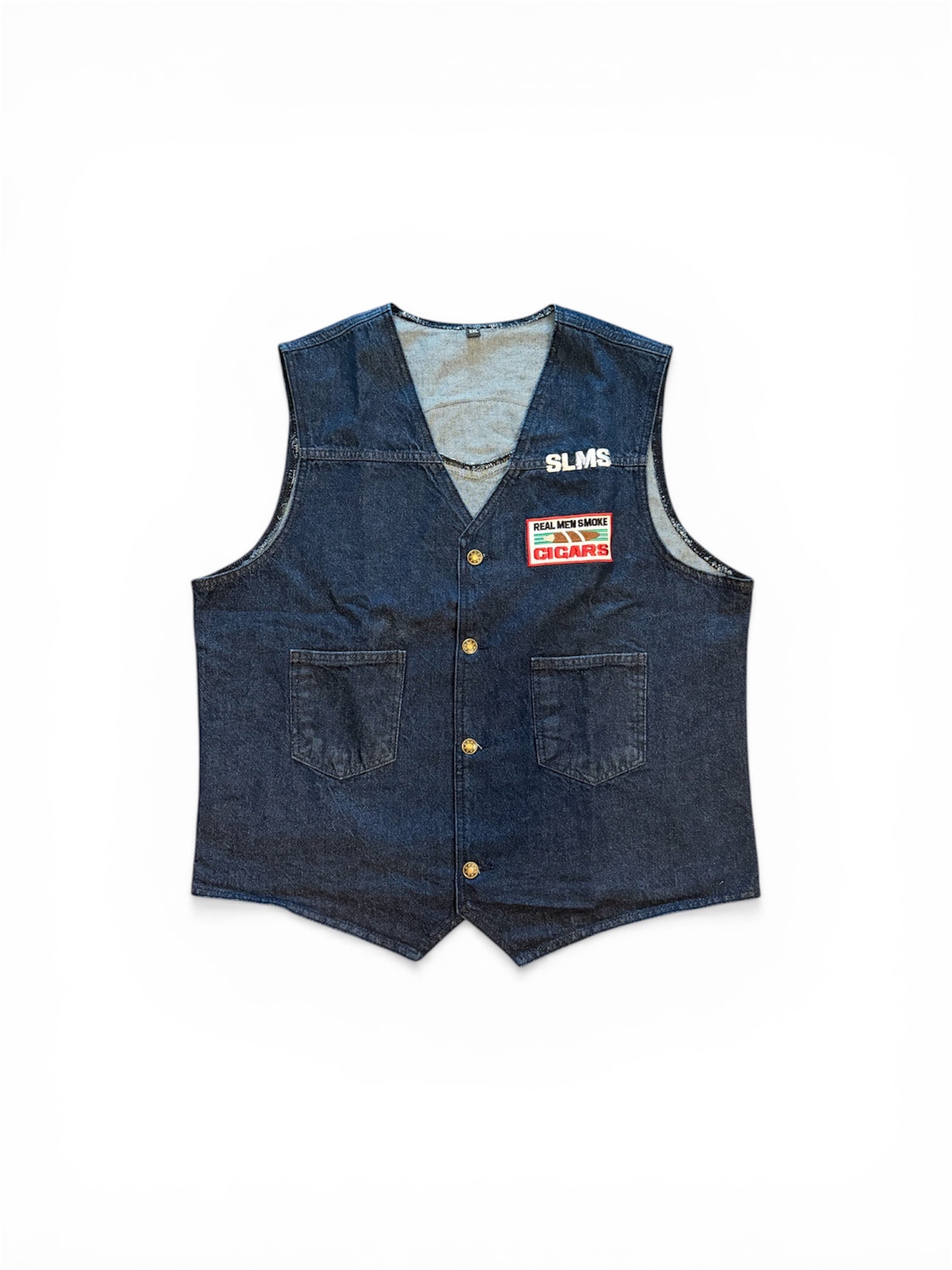 SLMS Jean Cowboy Vest | She Loves My Stix Apparel