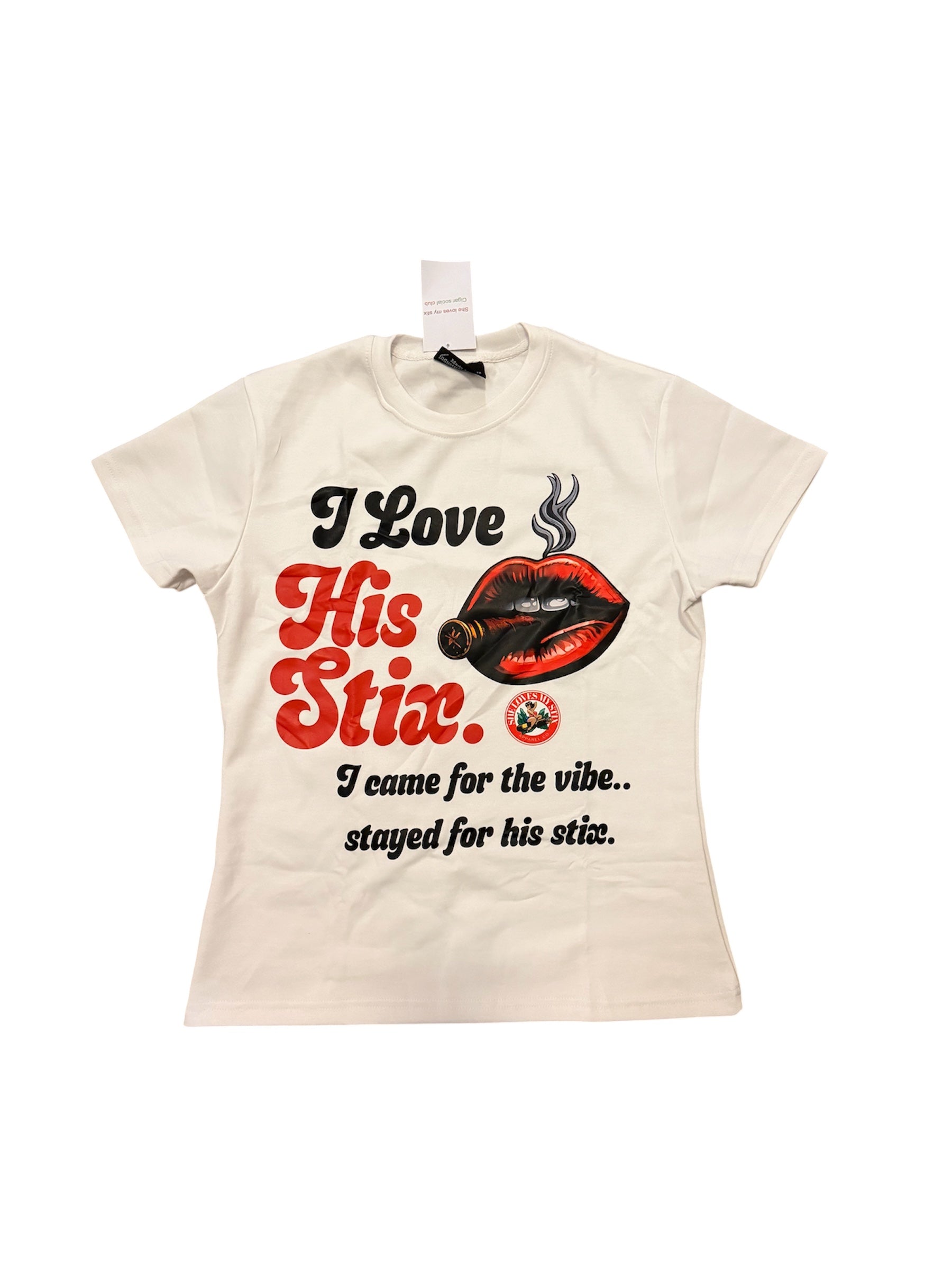 I Love His Stix T-Shirt | She Loves My Stix Apparel